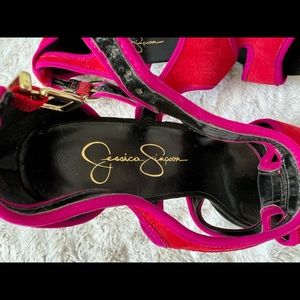 Jessica Simpson platform heel.